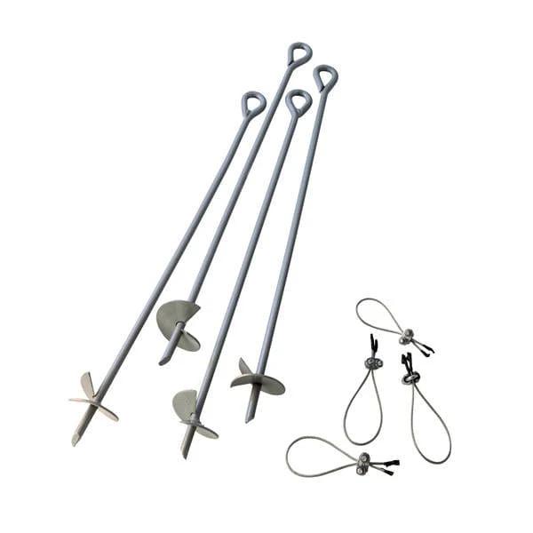 ShelterAuger Earth Anchors 30 in. - 4 Piece Set